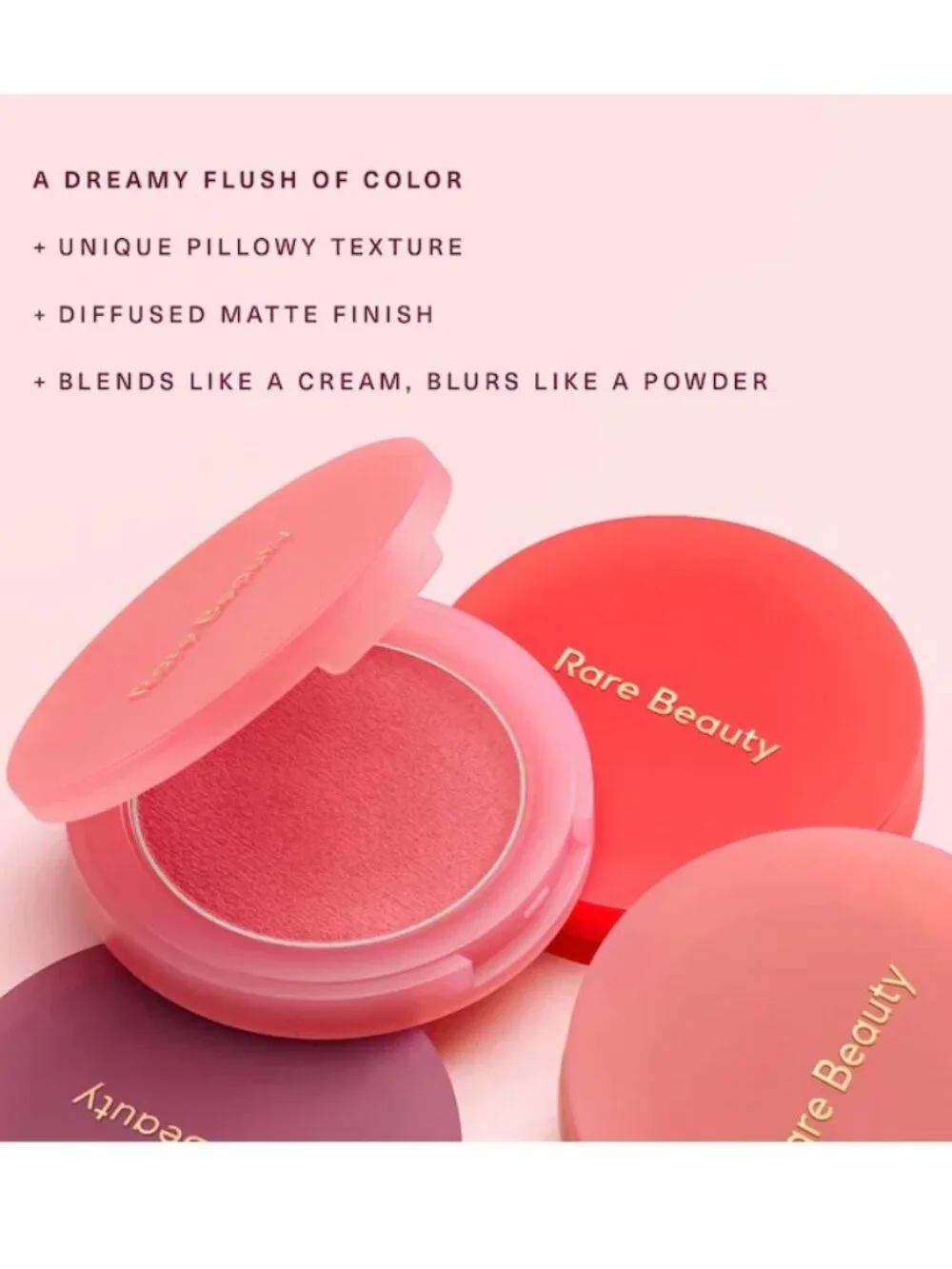 NIB ☑️ Rare Beauty #HAPPY Soft Pinch Matte Bouncy Blush